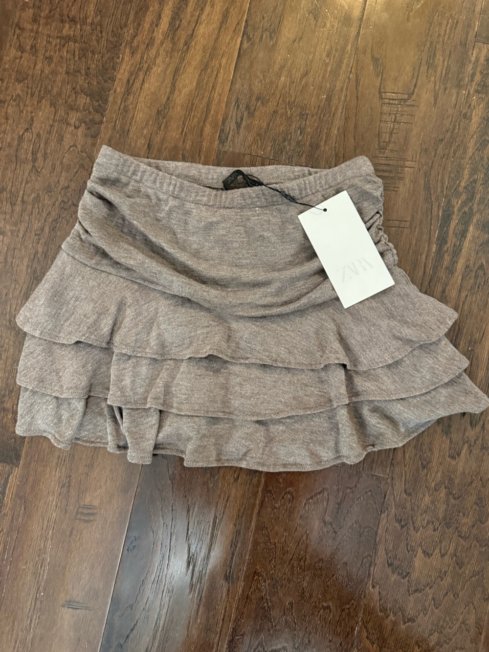 NEW ZARA Tiered Ruffle Skirt size small